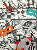 Adventure Awaits 14075 "Heroes Comic Blanco y negro"