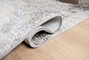 TAPETE ADARA VERDE ORO GRIS T2257