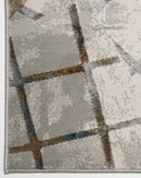 TAPETE ADARA ORO GRIS T2259