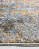 TAPETE ADARA GRIS VERDE ORO T2260