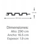 Lambrín Coextruido Light para Exterior | Revestimiento WPC Ligero y Duradero