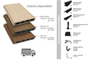 Wall Fence WPC Premium Exterior 2.0 x 1.85 m