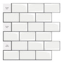 Mosaico Adhesivo 3d De Resina Con Relieve Azulejos 1 Pieza