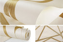 Papel Tapiz Con Patrón Geometrico Rayado Texturizado Pared