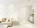 Papel Tapiz Estilo Damasco Europeo Textura Pared Elegante