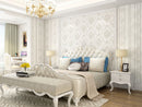 Papel Tapiz Estilo Damasco Europeo Textura Pared Elegante