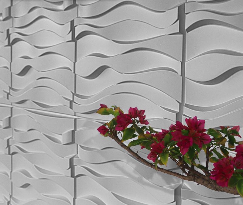 Panel Decorativo 3d Pvc Caja 12 Piezas (3m2) 50x50cm Pared - D-124