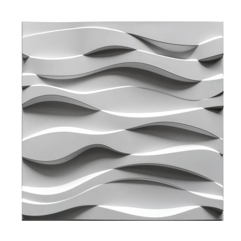 Panel Decorativo 3d Pvc Caja 12 Piezas (3m2) 50x50cm Pared - D-124