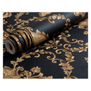 Rollo Papel Tapiz Estilo Damasco Europeo Con Textura