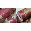 Papel Tapiz Estilo Damasco Europeo Con Textura Rojo Cobre