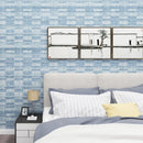 Papel Tapiz Texturizado Elegante Moderno Patrón Gris Azul