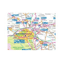 Mapa Monterrey Y  Conurbada Mural Gigante con varillas