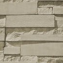 Papel Tapiz Ladrillos A Cuadros Beige Piedra Textura Moderno