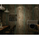 Papel Tapiz Tablas Madera Cafe Verde Vintage Moderno Bar