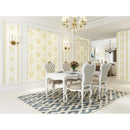 Papel Tapiz Estilo Damasco Europeo Textura Pared Elegante