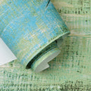 Papel Tapiz Tablas Madera Verde Vintage Moderno Restaurante