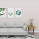 Papel Tapiz Con Patrón Geométrico Rombo Texturizado Pared