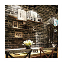 Papel Tapiz Pared Ladrillo Vintage Negro Rojo Café Lavable