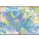 Mapa Monterrey Y  Conurbada Mural Gigante con varillas