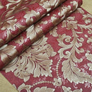 Papel Tapiz Estilo Damasco Europeo Con Textura Rojo Cobre
