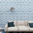 Papel Tapiz Texturizado Elegante Moderno Patrón Gris Azul