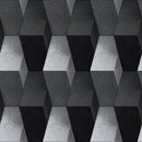 Papel Tapiz 3d Negro Gris Diseño Industrial Vintage Moderno