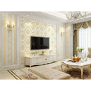 Papel Tapiz Estilo Damasco Europeo Textura Pared Elegante