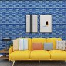 Papel Tapiz Texturizado Elegante Moderno Patrón Gris Azul