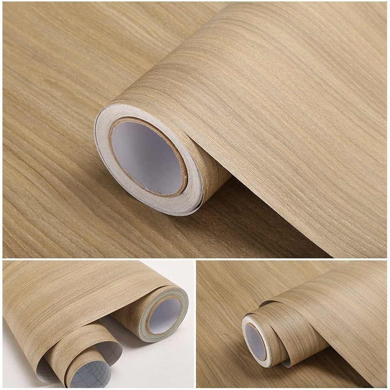 Papel Tapiz Madera Vinil Adhesivo Recubrir Cocina Textura