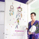 Atrapa Sueños Dream Catcher Vinil Decorativ Sticker De Pared