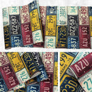 Papel Tapiz De Placas De Autos Moderno Pared Vintage