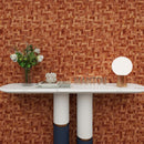 Papel Tapiz Con Patrón Geométrico Madera Texturizado Pared