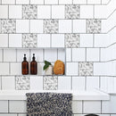 Azulejos Adhesivos Cocina Baño Mosaicos Blancos