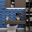 Papel Tapiz Texturizado Elegante Moderno Patrón Gris Azul