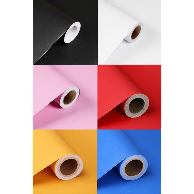 Papel Tapiz Colores Mate Liso Vinil Adhesivo Cocina Muebles