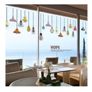 Hope Lamparas Colgantes Vinil Sticker De Pared