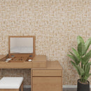 Papel Tapiz Con Patrón Geométrico Madera Texturizado Pared