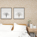 Papel Tapiz Con Patrón Geométrico Madera Texturizado Pared