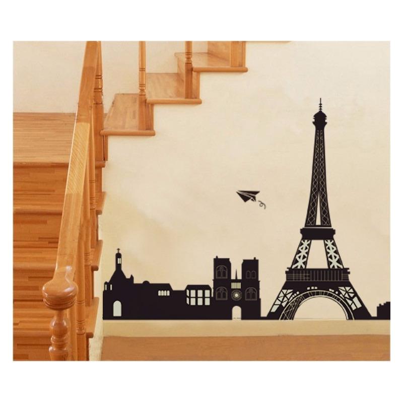 París Torre Eiffel Vinil Decorativo Sticker De Pared