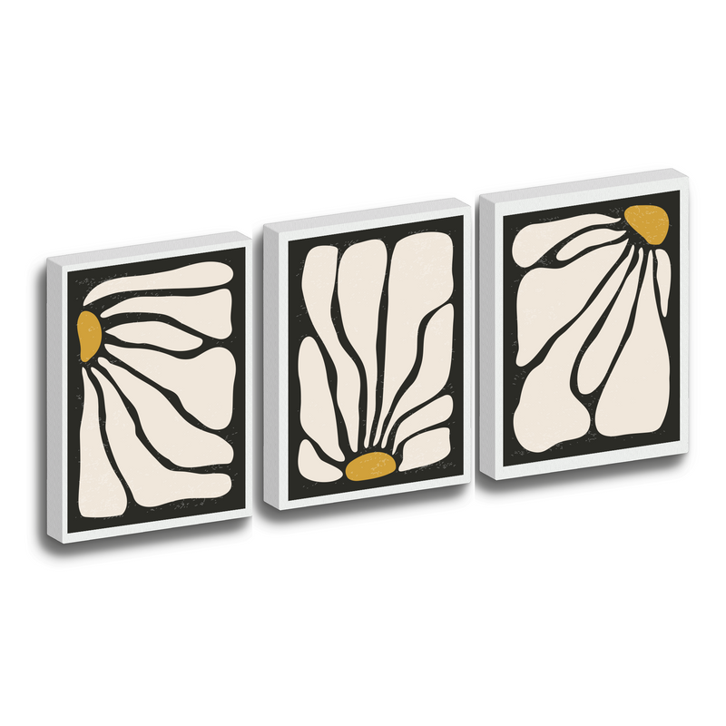 3 Cuadros Lienzo Canvas Matisse Moderno Flores