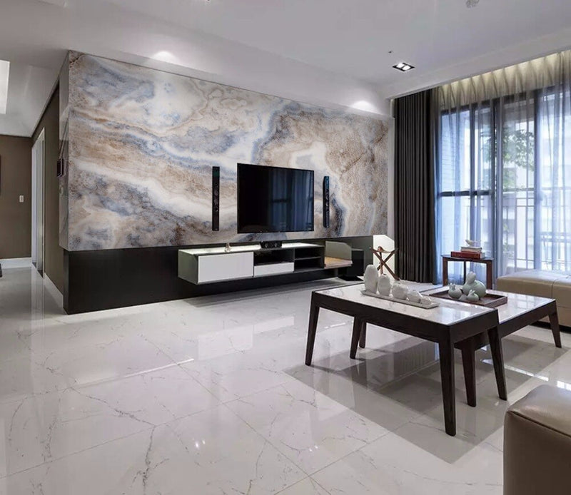 Papel de pared con textura de mármol 3D abstracto, mural de piedra moderno, rollo de papel tapiz para revestimiento de paredes de sala de estar, decoración, pegatinas de mármol 3d