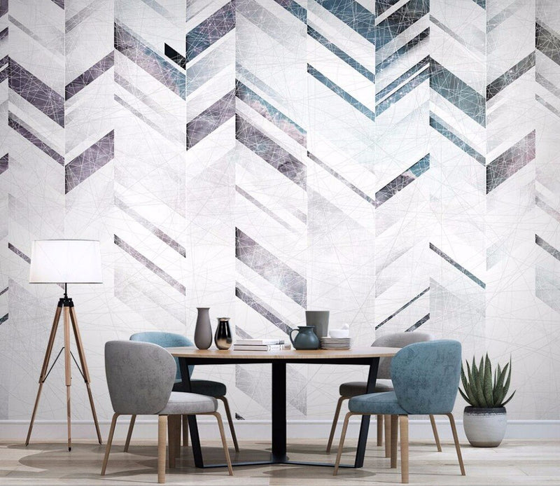 Papel tapiz adhesivo 3D moderno y Simple, Líneas geométricas abstractas 8d, Mural de papel de pared para decoración de murales de sofá
