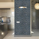 ArtedePared Papel Tapiz adhesivo Ladrillos Azules