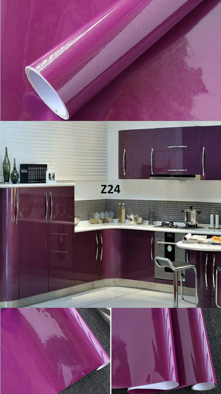 Papel Tapiz Colores Brillantes Vinil Adhesivo Cocina Muebles