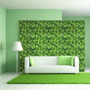 Papel Tapiz De Hojas Verdes Autoadherible Pared 3m*45cm