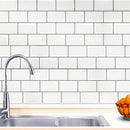 Mosaico Adhesivo 3d De Resina Con Relieve Azulejos 1 Pieza